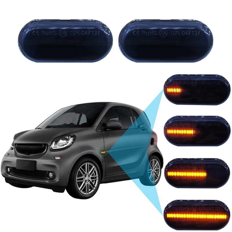 Per Smart Fortwo Coupé 453 Fortwo Cabriolet 453 Led Indicatore Di Direzione Laterale Dinamico Indicatore Di Direzione Senza Errori