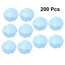 200 шт одноразовые прозрачные наушники козырек для защиты ушей мягкая защитная крышка для ушей для волос салон краска для волос синий