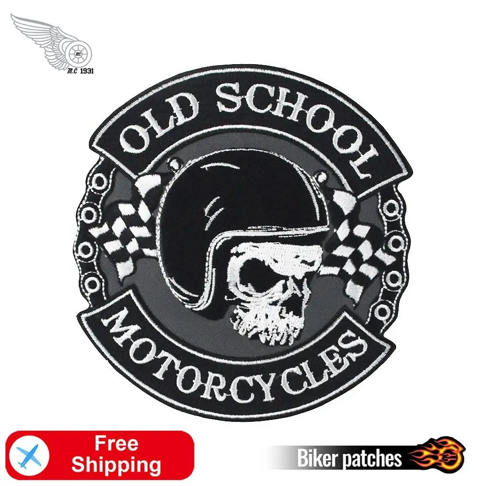 Toppa ricamata da applicare con ferro o cucitura: Toppa APE HANGER Patch/immagini da stiro Biker Cruiser | Regalo Motociclista | Applicazione giacca/vestito/jeans/bauletto moto | 60x90mm