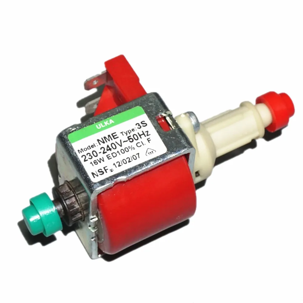 Bomba electromagnética ULKA importada de Italia, Original, NME-3S, limpiador de vapor, máquina de café, bomba de agua, 220V16W