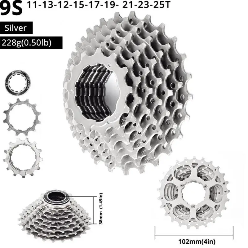 Кассета Velocidade для горного велосипеда SHIMANO велосипедная свободная звездочка 9/10/11