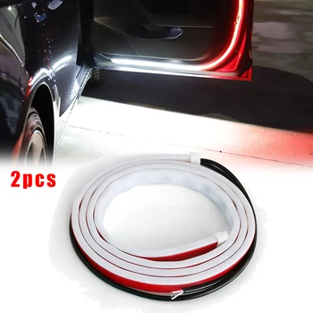

2x Car Door Light Strips Open Warning Styling Practical Universal Lamp LED Flowing Flashing Anti-collision Durable Decoration