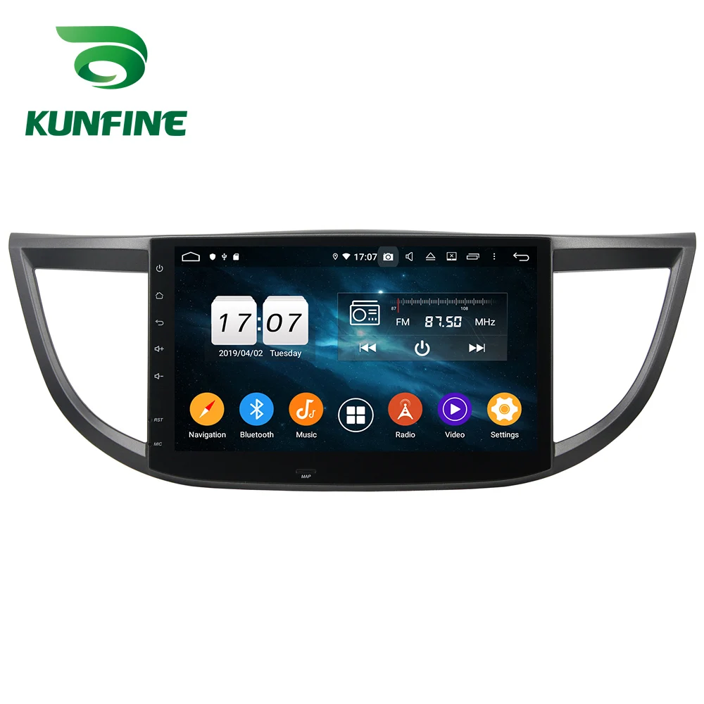 Android 9,0, четыре ядра, 4 Гб ОЗУ, 64 Гб ПЗУ, автомобильный DVD, gps навигация, мультимедийный плеер, автомобильный стерео для HONDA CRV 2012 2013