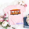 Kawaii Girls T-Shirt Funny Daniel Tiger’S Neighborhood Cartoon Print Baby Girls Clothes Fashion Children’S Tshirt Pink Shirt Top 4