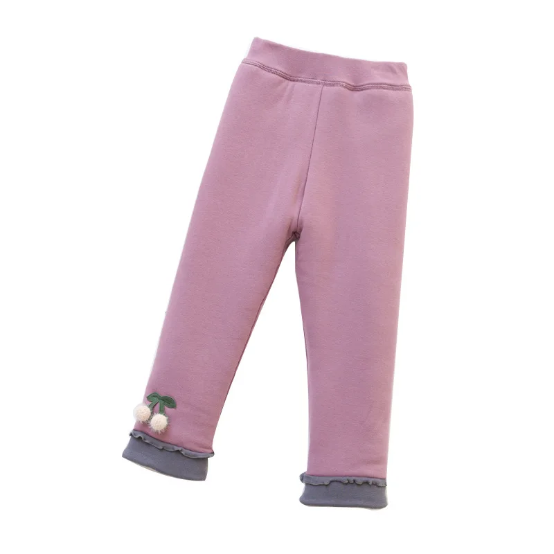 Children's Winter Cotton Pants Deep Winter Children Very Thick Warm Pants Boys and Girls Three Layers Leggings for-30 Degree