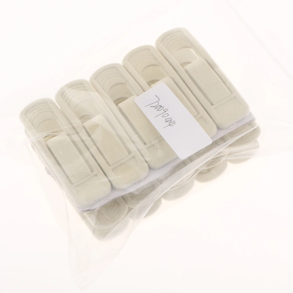 10pieces Velvet Anti-slip Flocked Clothes Clips/Clothespins/Clothing Clamps Pants Hangers