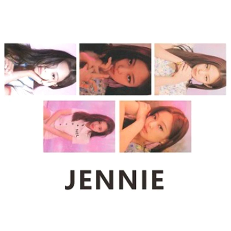 Kpop KILL THIS LOVE альбом BLACKPINK JENNIE LISA ROSE JISOO фото карты наклейки ПВХ 5 шт./компл. размер 10*14 см