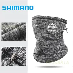 Shimano Winter Fishing Mask High Stretch Warmth Fabric Breathable Mesh Fishing Clothes Men Windproof Non-Ball Fabric Riding Mask