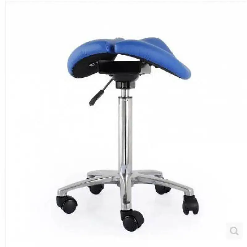 Comfortable Adjustable Saddle Stool Seat Furniture Ergonomic Medical Office Saddle Chair Rolling Swivel Chair for HomeDental