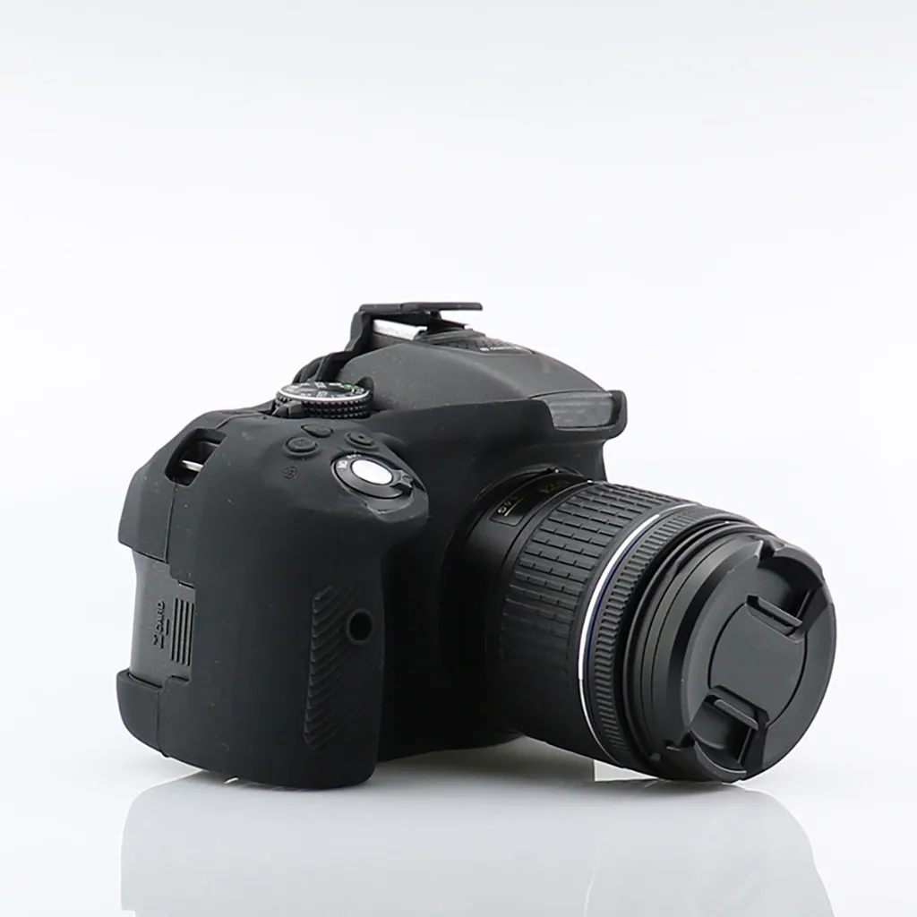HIPERDEAL резиновый силиконовый чехол для камеры Nikon D5300 защитный чехол Jy26 - Цвет: BK