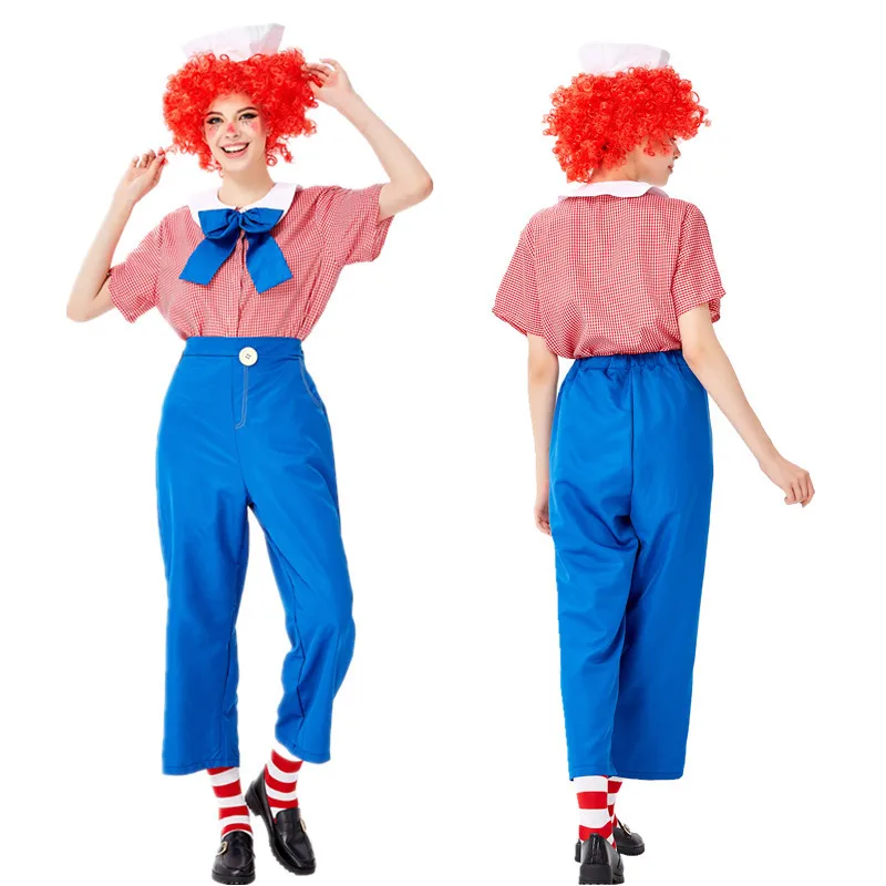 

New Style Halloween Women's Adult Playful Toy Story Cosplay Doll Set Drama Stage Performance