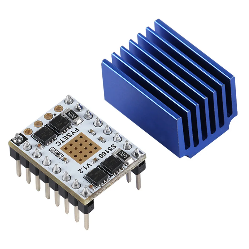 Драйвер шагового двигателя TMC5160 V1.2 модуль Stepstick плата 3d принтер прочные детали стабильный мини SPI интерфейс Mute с радиатором