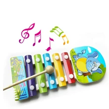 Популярный музыкальный инструмент, игрушка с деревянной рамкой, ксилофон для детей, музыкальные забавные игрушки для детей, развивающие игрушки, подарки