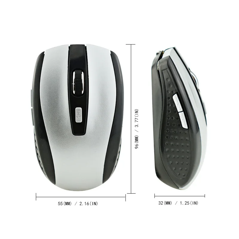 Bts Wireless  Mouse  1600DPI  10M Distance Work Applicable gamer mouse 2.4Ghz 6 buttons gaming mouse for  Win8 XP laptop desktop top wireless mouse Mice