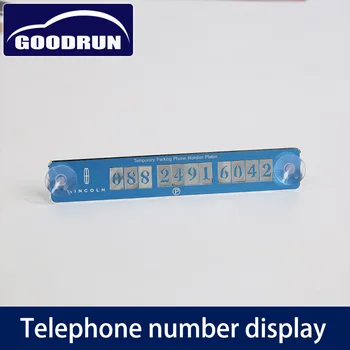 

Car Telephone Number Parking Card For Lincoln Front Card Car Phone Number Stickers Signs Auto Suckers Interior Accessories
