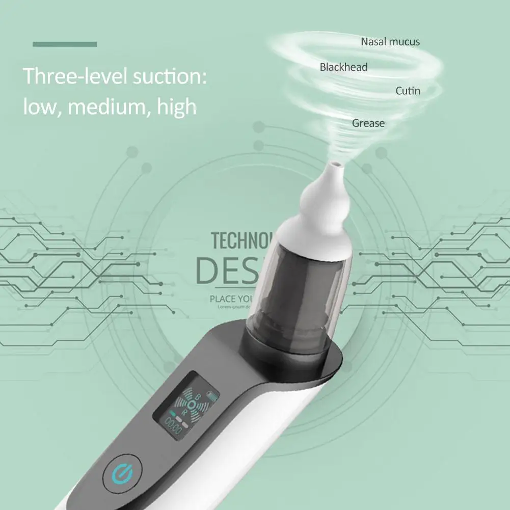 Носовой аспиратор Детский Электрический носовой аспиратор для новорожденных очиститель носа для взрослых удаления черных точек инструмент для красоты