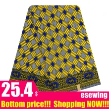 Африканский настоящий воск Ткань 6 ярдов Хлопок голландский воск для DIY шитья африканские платья