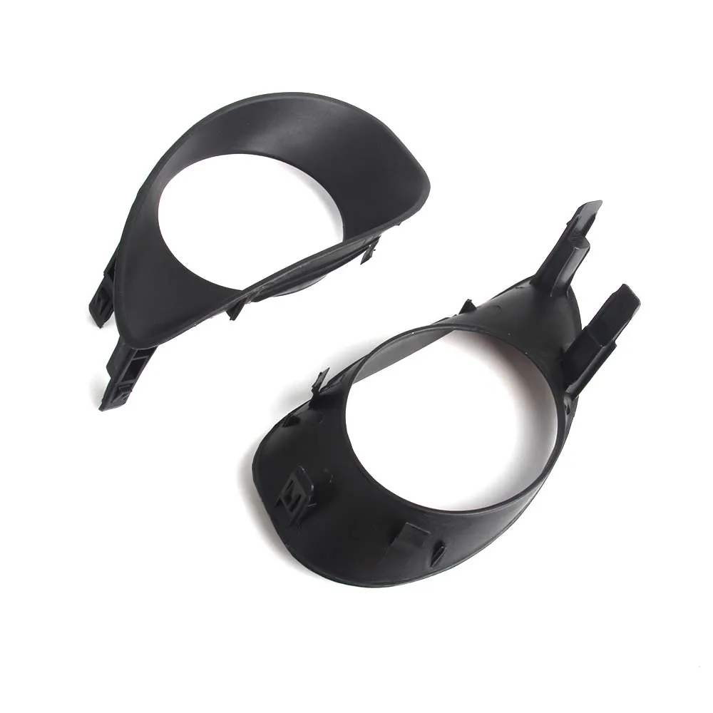Для Toyota Yaris 2006-2008 передний левый нижний+ правый бампера противотуманные фары лампа противотуманных фар Крышка черный 2 пары/Хэтчбек 3 двери