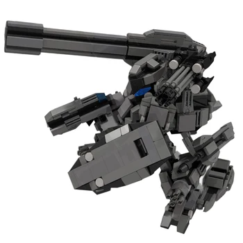 

844Pcs MOC Mecha Bricks Model Building Block Humanoid Combat Mecha Small Particles Cavalry Mecha Toy - Fully Equipped Type II
