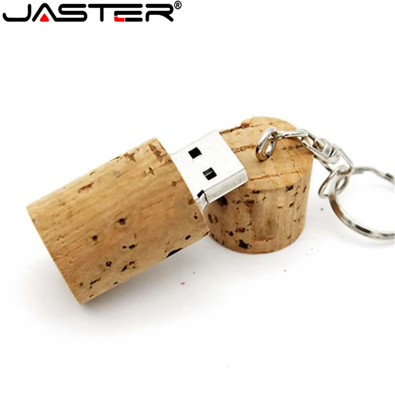 USB флеш накопитель JASTER с деревянной вилкой 4 ГБ 8 16 32 64 свадебный подарок
