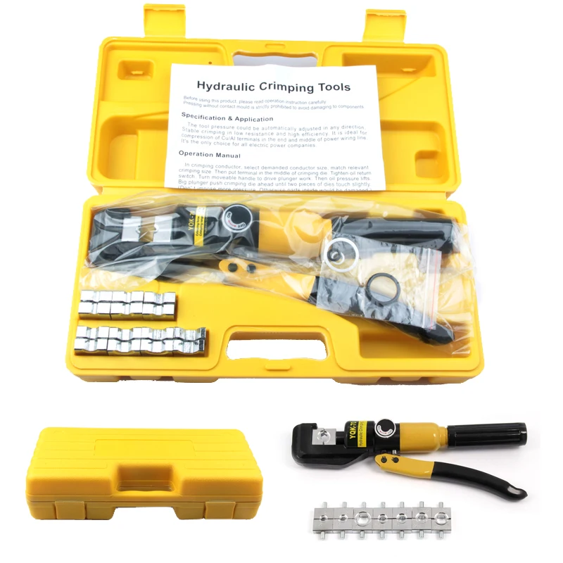 

Hydraulic Crimping Tool Hydraulic Crimping Plier Hydraulic Compression Tools YQK-70 Range 4-70mm Pressure 6T