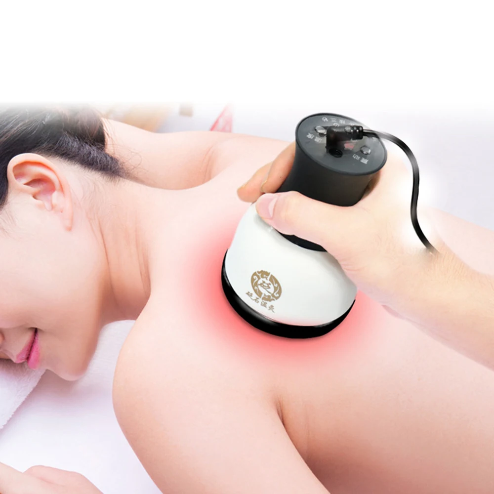 Natural Stone Needle Heating Scraping Massager Electric Body Guasha Massage Lose Weight Dredging Collaterals Detox Health Care 2
