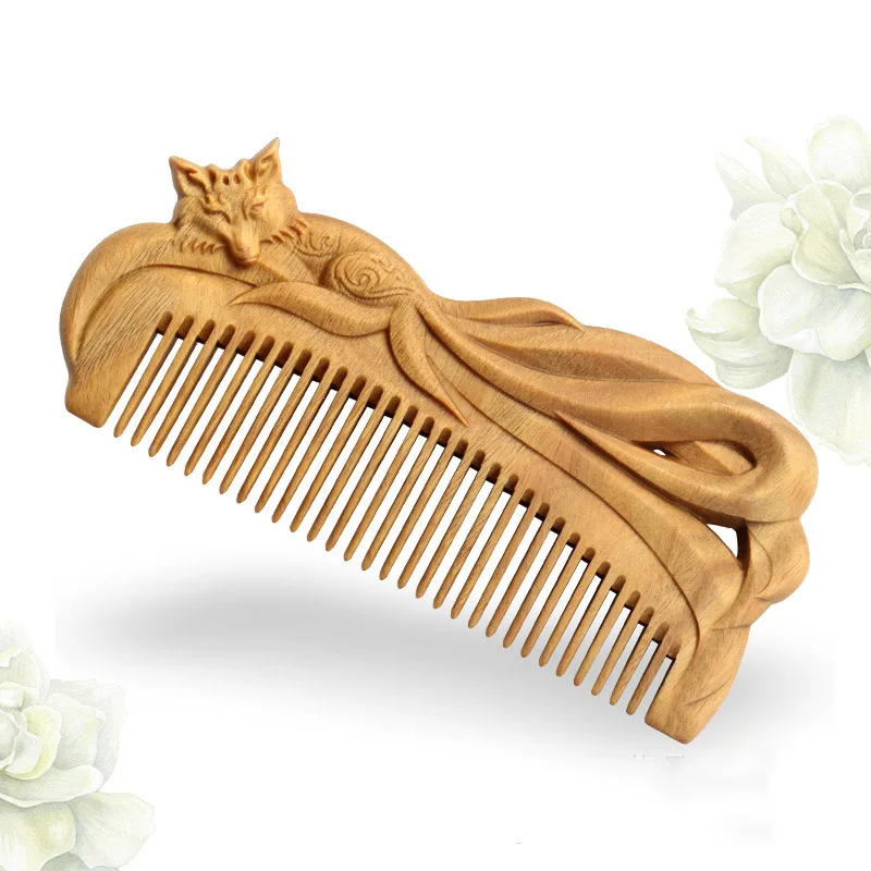 Расческа для волос из сандалового дерева ручной работы 1 шт.|combs for hair styles|style combhair