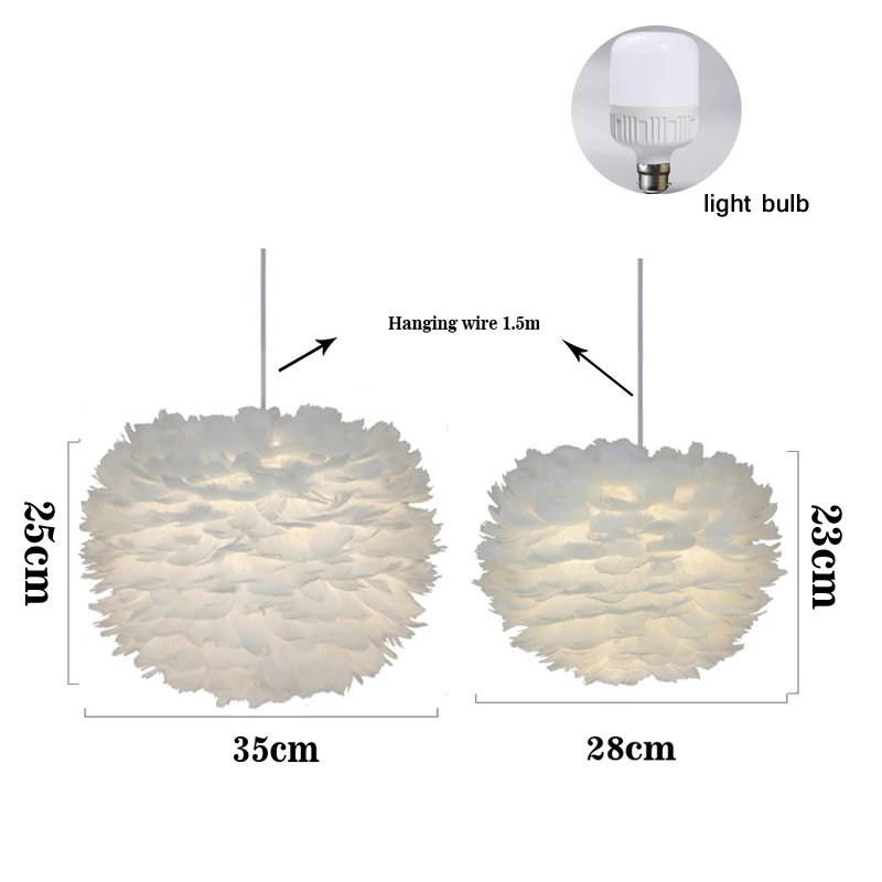 Люстра потолочная лофт,Светодиодный подвесной Рождественский светильник s E27, подвесной светильник с перьями, украшения для умного дома, потолочный светильник для дома, Ночной светильник, промышленный светильник ing