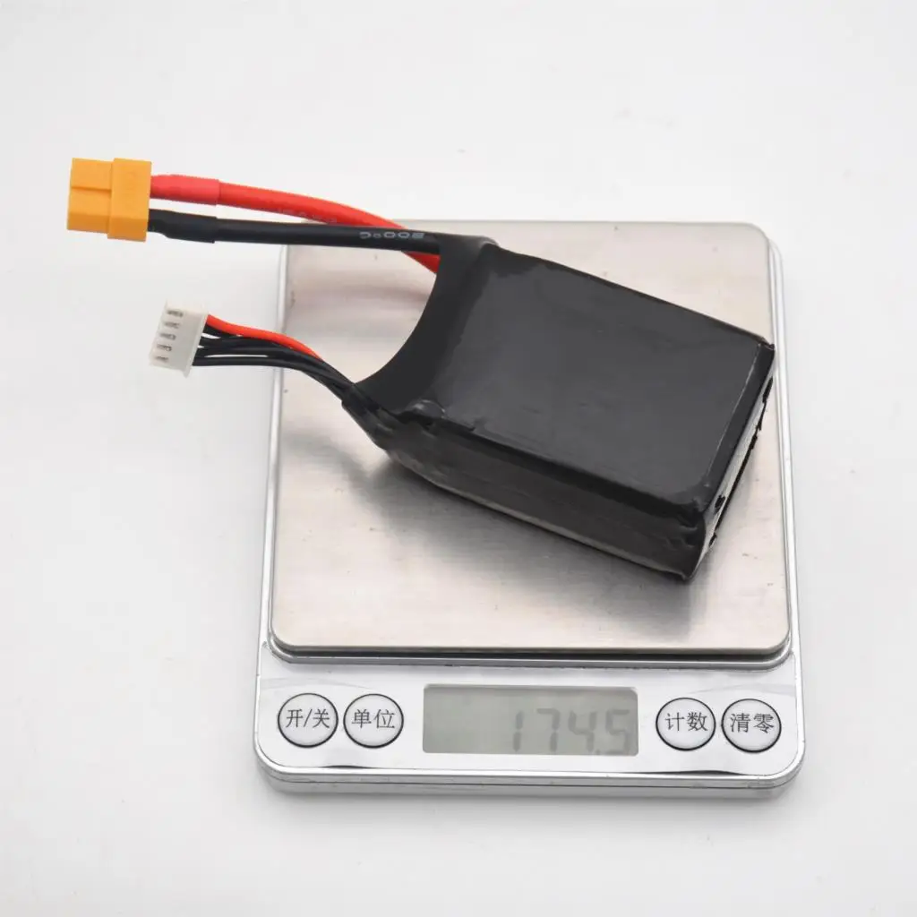 14,8 V 1600mAh 4S RC Lipo батарея 100C Lipo с разъемом XT60 для RC автомобиля грузовика самолета FPV гоночного дрона QAV250 H210 LS180