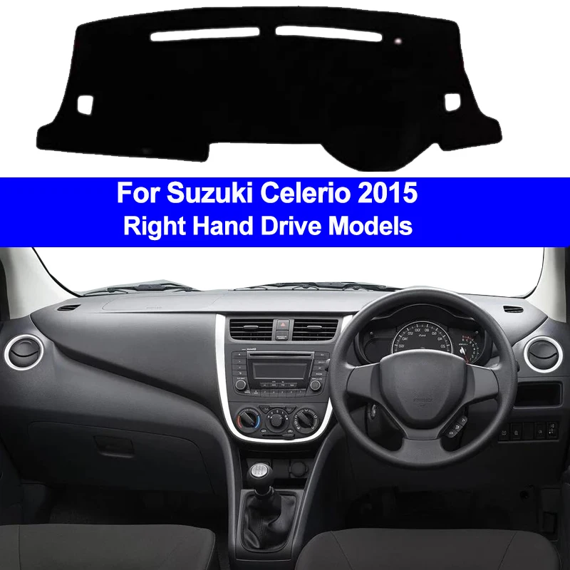 Car-Inner-Auto-Dashboard-Cover-Dashmat-Pad-Carpet-Dash-Mat-Cushion-2-Layers-For-Suzuki-Celerio