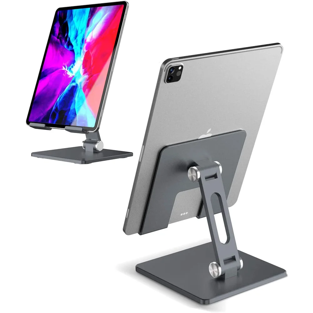 Barato Soporte de escritorio ajustable para tableta, base plegable para iPad Pro 12,9 11 10,2 Air Mini 2020 Samsung Xiaomi Huawei 531y0BrR1zo