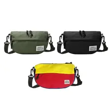 Повседневная поясная сумка унисекс, Большая вместительная сумка через плечо из ткани Оксфорд