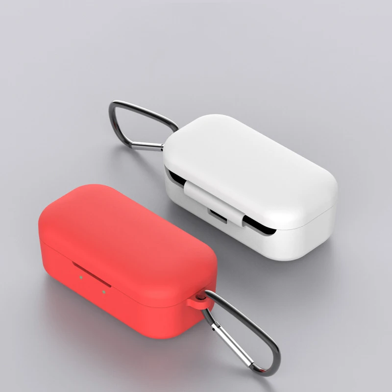 Silicone Case for QCY T5 Wireless Bluetooth Headset Portable Protective Cover with Anti-lost Buckle | Электроника