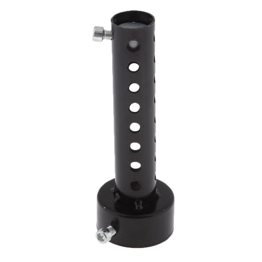 Metal Universal Motorcycle Exhaust Silencer Muffler Baffle to Fit Exhaust Pipes O.D. 48mm, Black