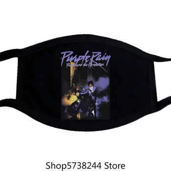 

Prince Official Purple Rain Mask Bk Cotton Short Sleeve Mens Ladies Primark Top Tee 100% Cot