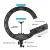 18-Дюймовый LED Ring Light Photography photo Lamp Set Bi-color 3200K-5600K Stepless Dimmable with 3 Phone Hold Remote Control