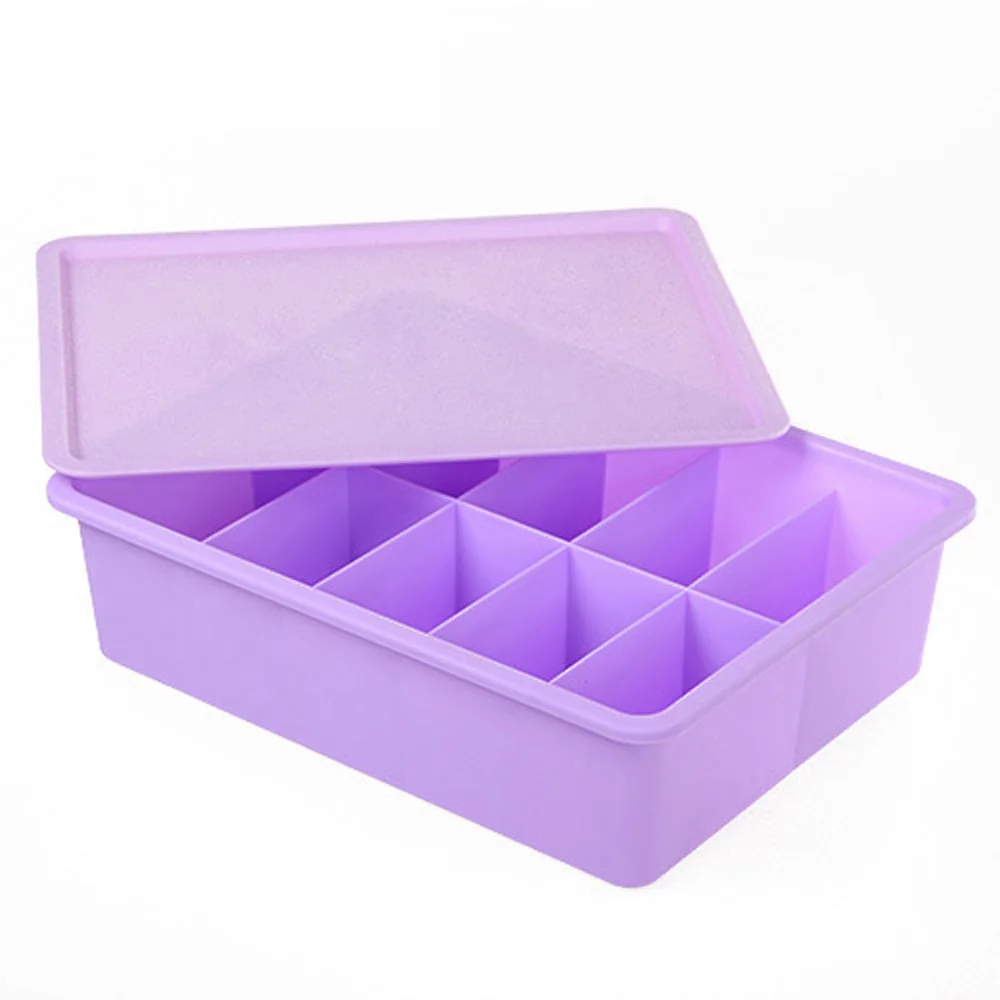 Purple Drawer Type Storage Box Thick Plastic Bra Underwear Socks Organizer With Lid PP Wardrobes Drawers Multi-purpose - Цвет: Purple