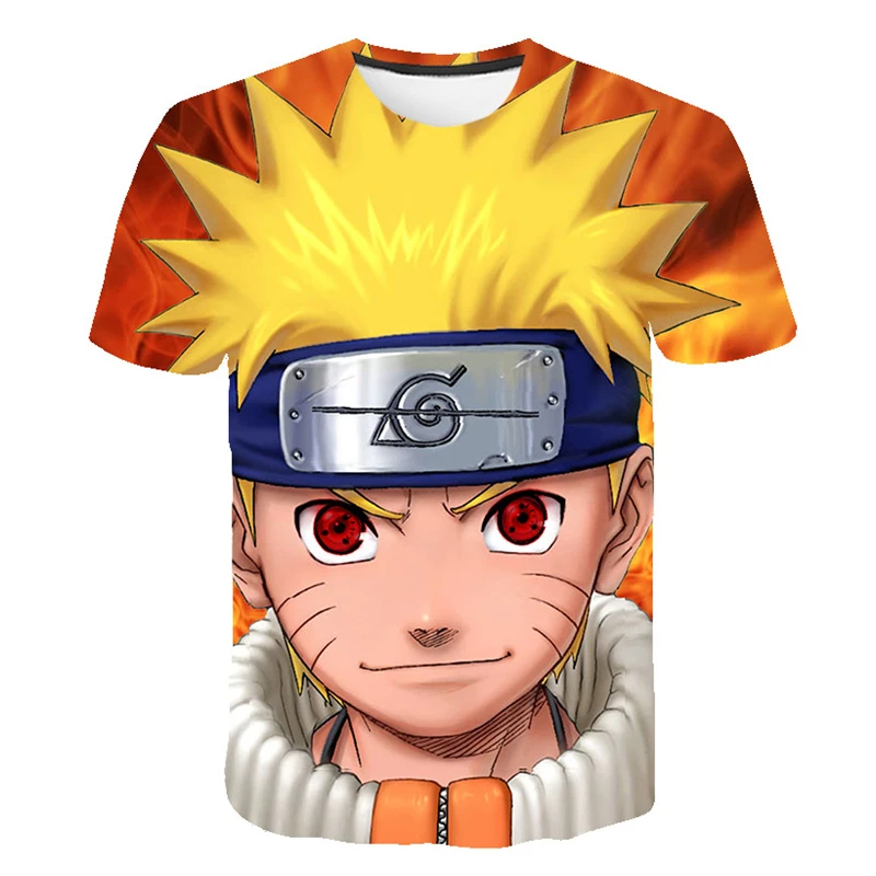 Cartoon Baby Boy Naruto Anime Print T Shirt For Summer 3 14 Years Kids Boys Girls Harajuku Game 3d T Shirts Clothes Toddler Tops T Shirts Aliexpress