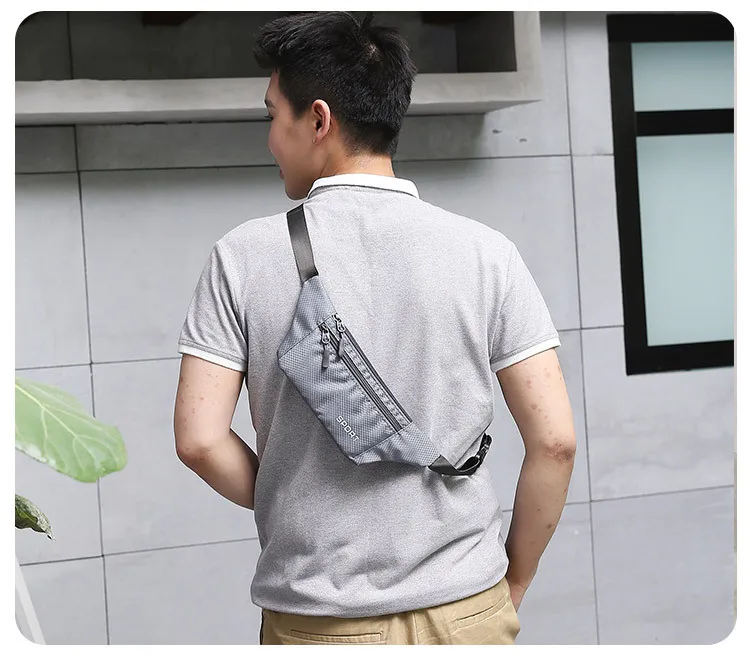 Ультра-тонкая многофункциональная поясная сумка для мужчин спортивная уличная Противоугонная карманная Женская дорожная обтягивающий