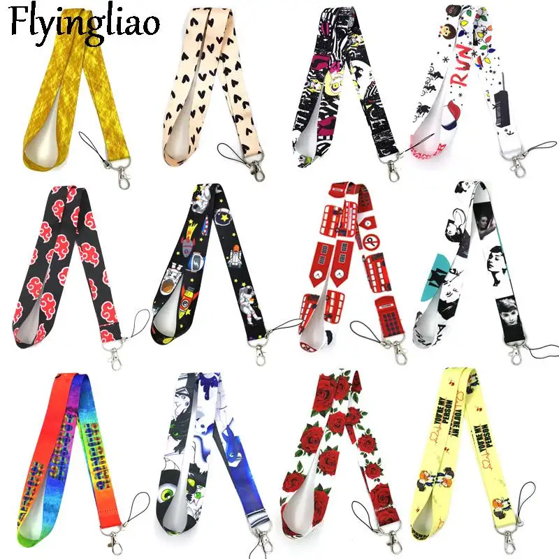 

Cartoon Icons Style Anime Lovers Key Chain Lanyard Neck Strap for USB Badge Holder DIY Hang Rope Cartoon Neck Strap Lanyard