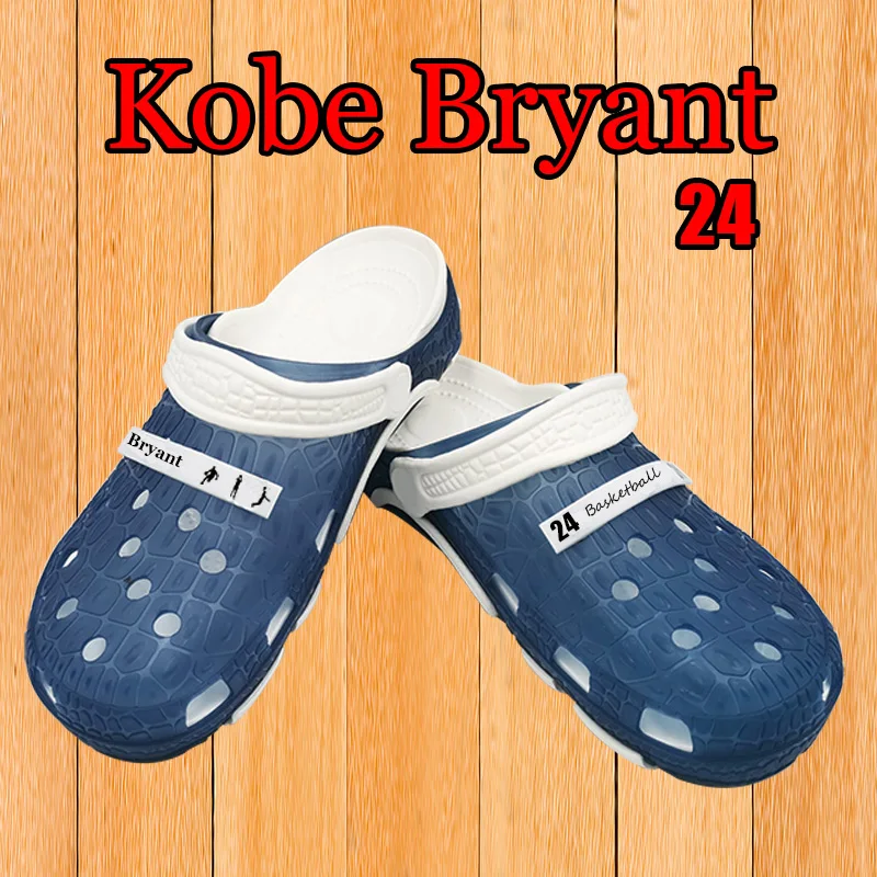 

Fashion Kobe Bryant Men sandals PVC Soft Kapcie Casual Mmassage Shoes Clogs Buty Sandalias Croks Sandales Homme Erkek Ayakkabi