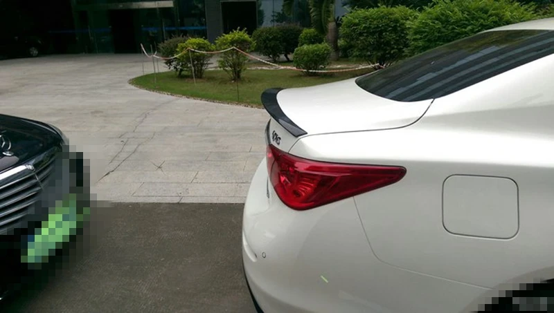 Для Infiniti Q50 Q50S задний спойлер высокого качества ABS Материал грунтовка цвет украшение в виде хвостового крыла спойлер багажника