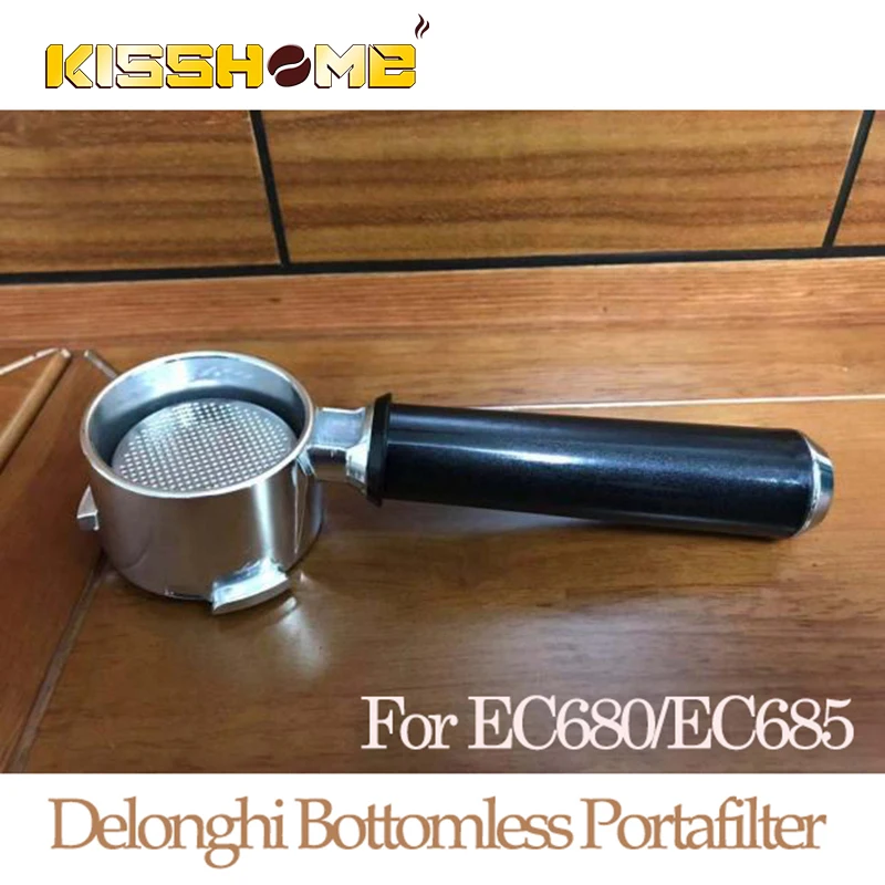 Café sans fond pour DeLonghi Filtre EC680/EC685 51 mm en acier inoxydable replal 5P8 