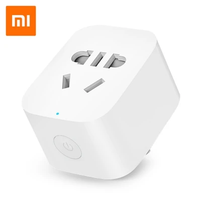 White Xiaomi Smart power Plug WiFi управление Поддержка Mijia приложение дистанционное управление адаптер питания для умного дома - Цвет: White
