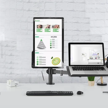 

DL-MD20LP 400MM Height Adjustable Laptop Holder Stand Universal Rotating laptop tray monitor desk stand mount 10-15 inch Noteboo