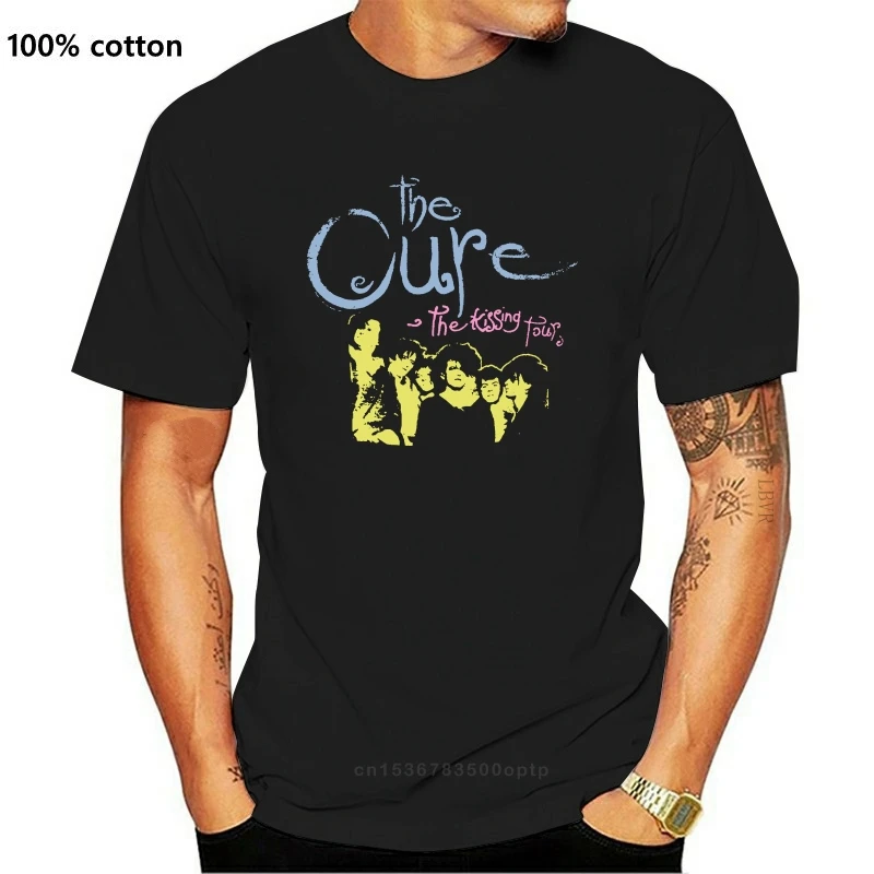 The Cure T-Shirt Vintage Rock Band Unisex Black Funny Cotton Tee Gift Men