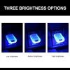 5V Car LED Atmosphere Light Touch Sound Control Decorative Light USB Magic Stage Effect Light Cigarette Lighter 4