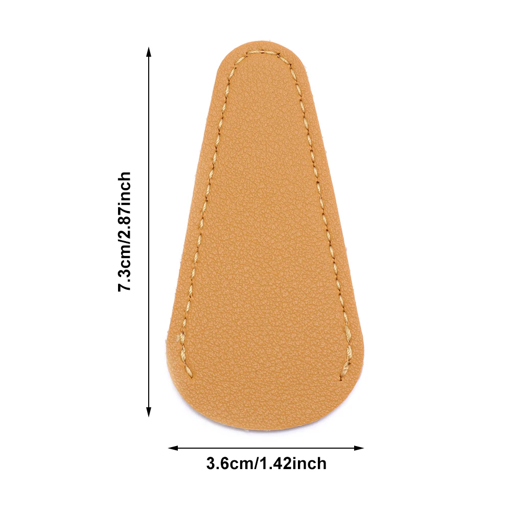 1PC Scissors Protective Cases PU Leather Dead Skin Tweezers Cap Scissors Cover Sleeve Household Embroidery Sewing Tools