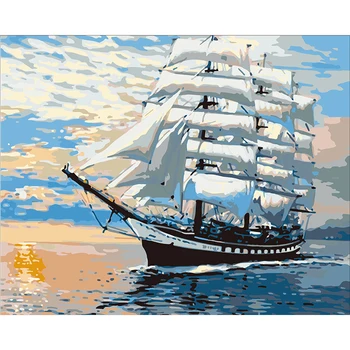 

Sailboat Canvas Printings decorative picture photo poster wall home decor living room bedroom supplies dropship