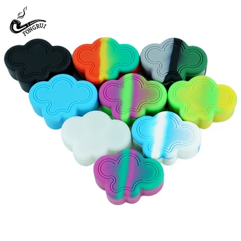 

1pcs 22mll Nonstick Silicone Wax Container Storage Box for Oil Wax Jar Dab Random Color Tool E-cigarette